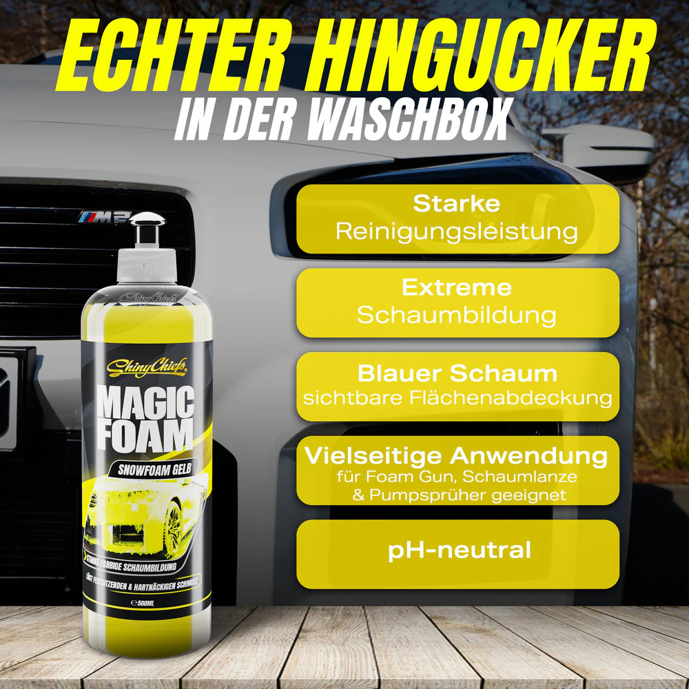 Shiny Chiefs MAGIC FOAM - GELBER SNOW FOAM 500ml Shiny Chiefs MAGIC FOAM - GELBER SNOW FOAM 500ml