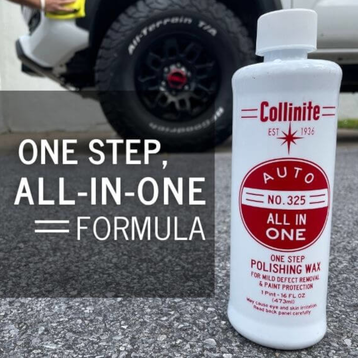 COLLINITE No 325 Auto Cleaner Polish Wax One Step Politur Set