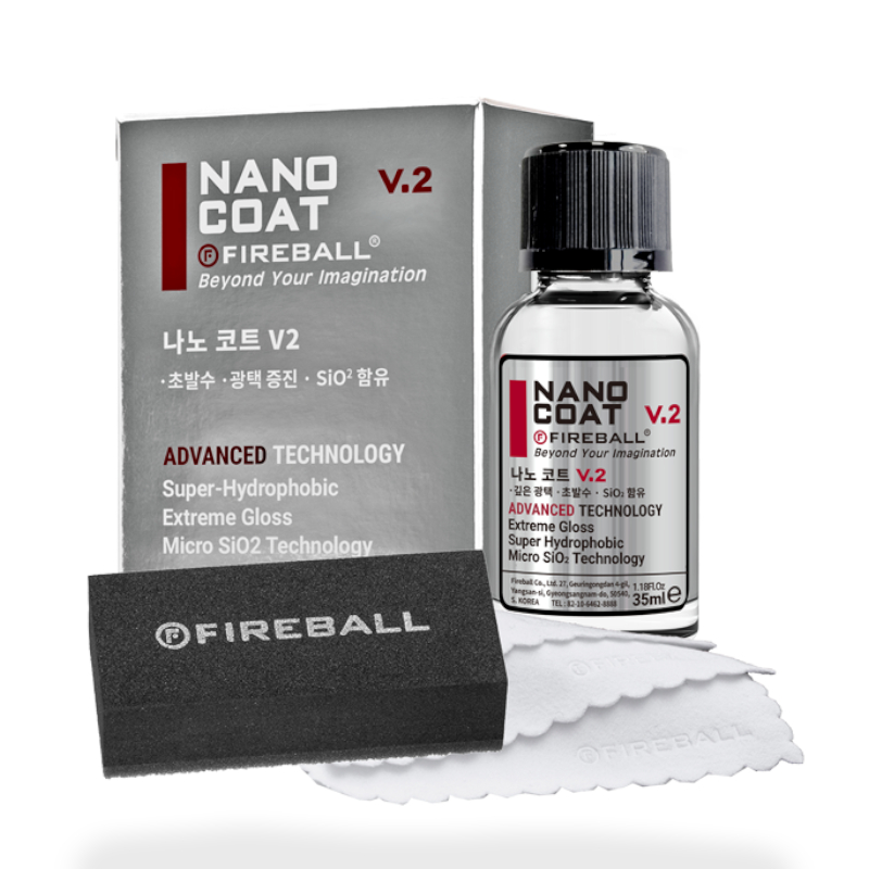 Fireball NANO COAT V2 SiO2 Keramik Lackversiegelung Set 35ml