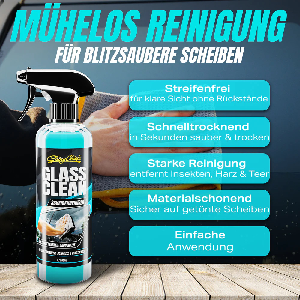 Shiny Chiefs GLASS CLEAN GLASREINIGER 500ml