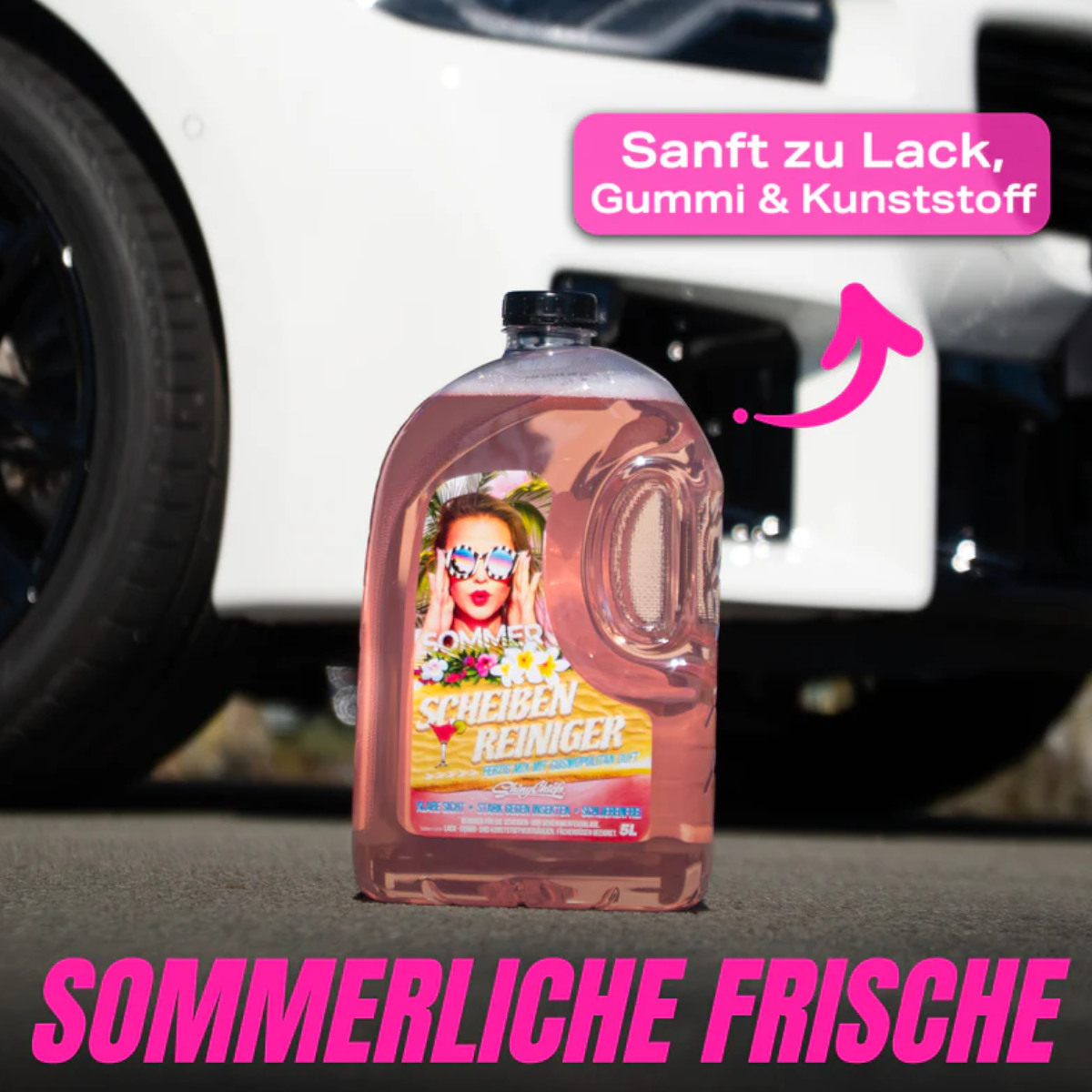 Shiny Chiefs SOMMER - Scheibenklar Wischwasser Cosmopolitan 5L