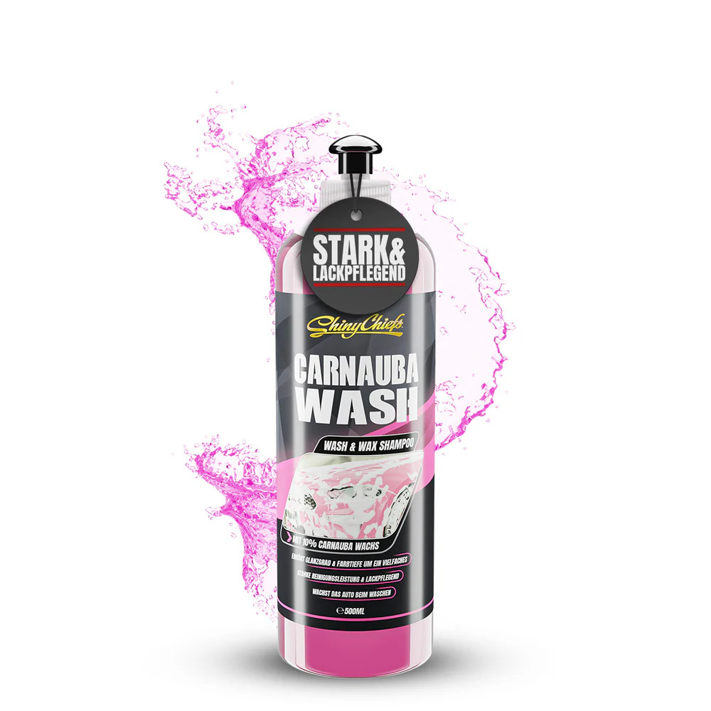 Shiny Chiefs CARNAUBA WASH - WAX SHAMPOO PINK 500ml