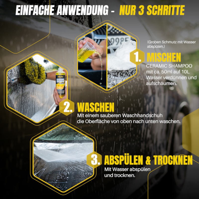 Shiny Chiefs CERAMIC SHAMPOO - WASCH VERSIEGELUNG 500ml