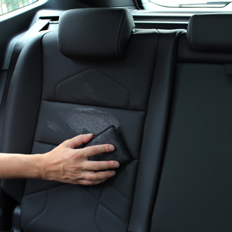 THE FINISHER Lederreiniger Set LeatherTexClean + Tuch + Applikator