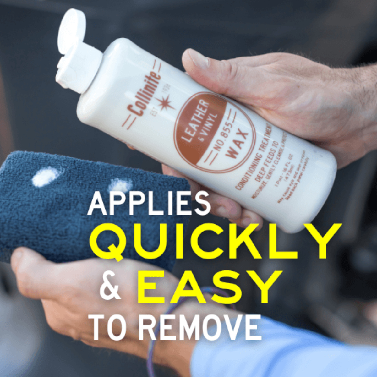 COLLINITE No 855 Leather and Vinyl Wax Lederpflege Set