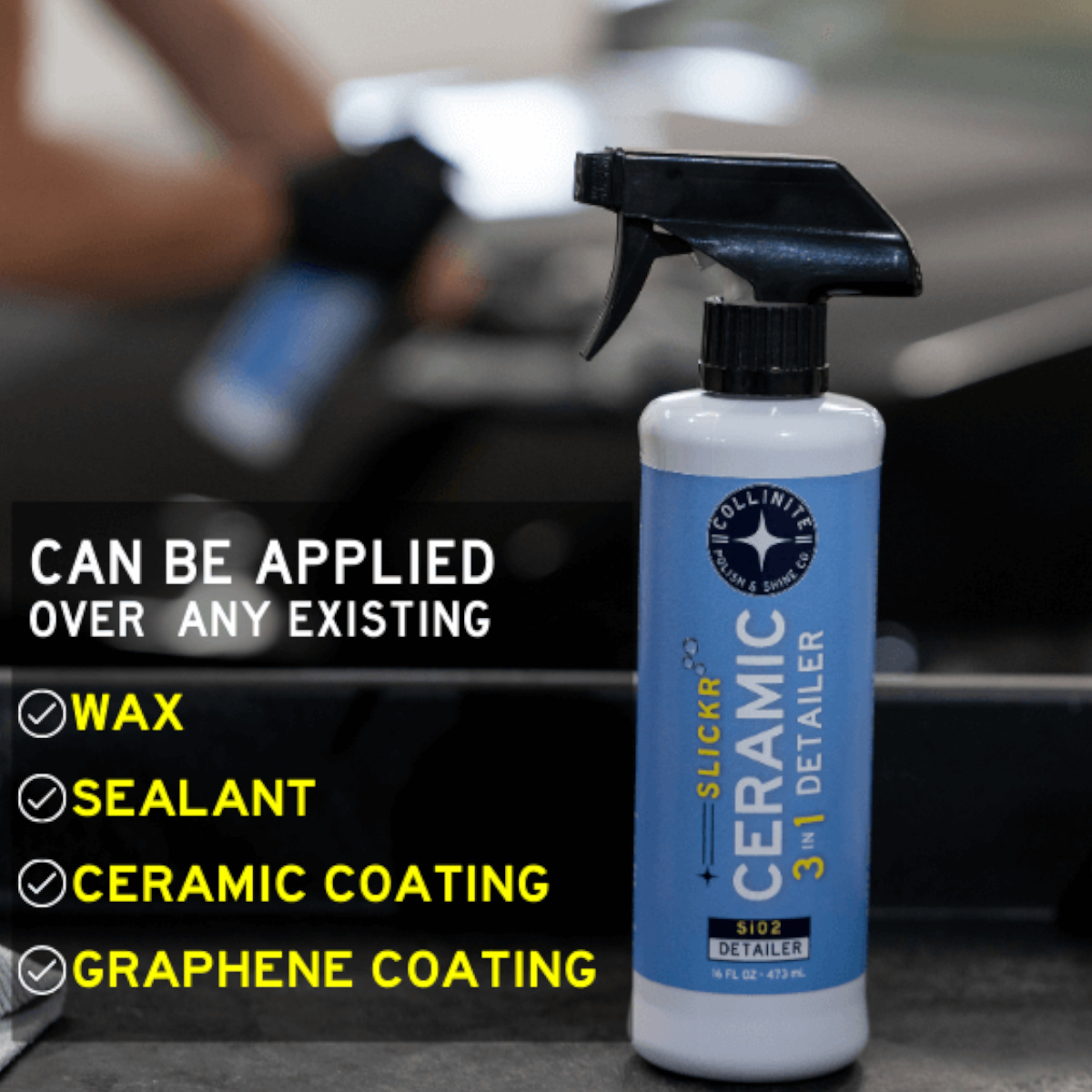 COLLINITE 150 Slickr 3in1 Ceramic Detailer Lackversiegelung Set