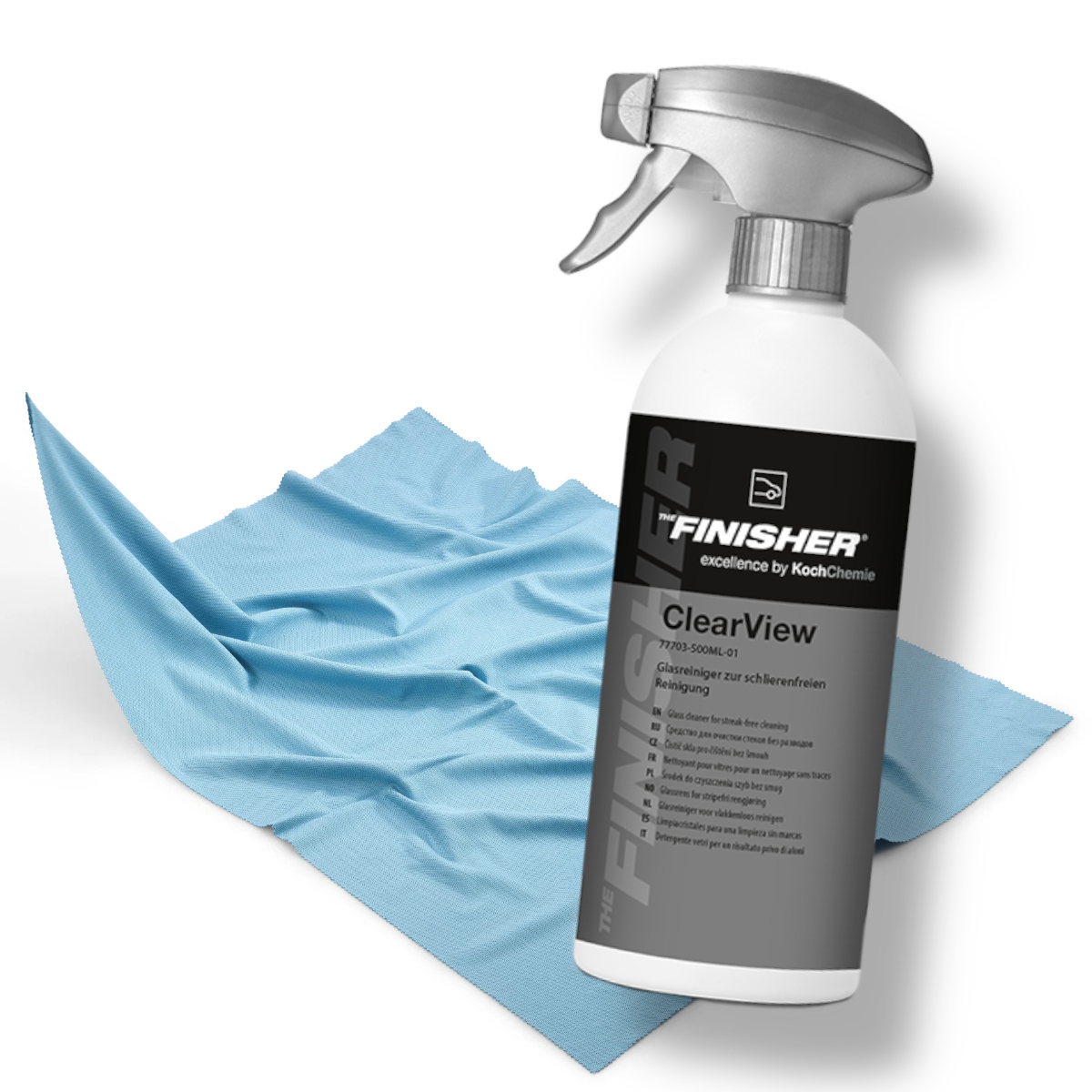 THE FINISHER ClearView Set - Glasreiniger + Glastuch