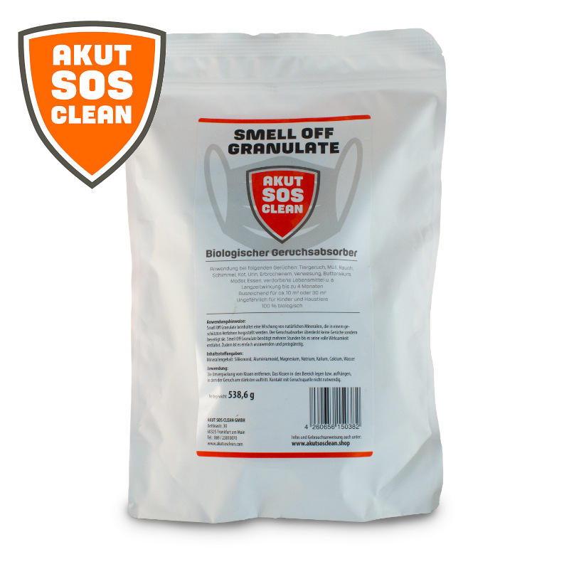 Akut SOS Clean Smell Granulate Biologischer Geruchsabsorber