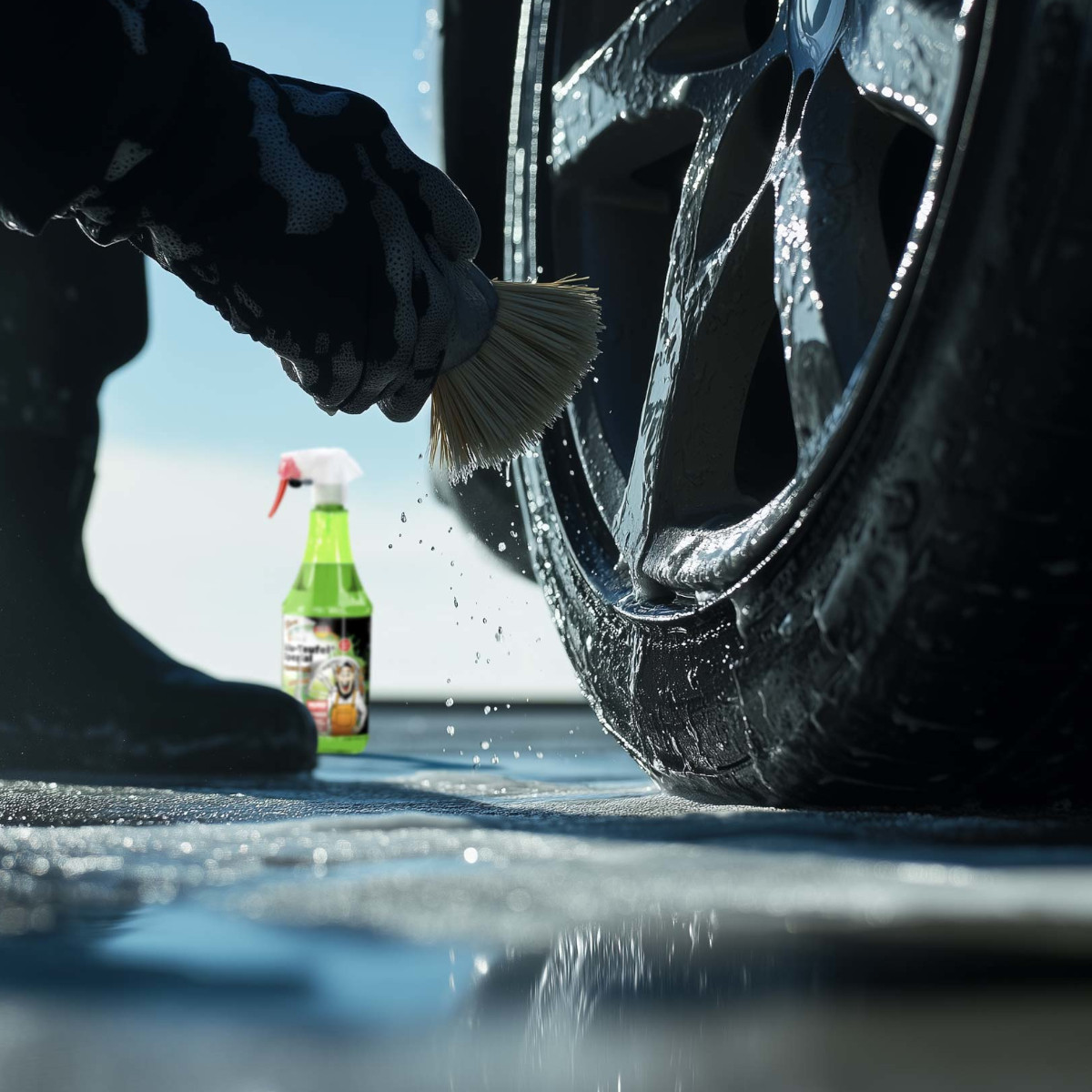 Tuga Chemie Alu Teufel Spezial - pH-hautneutraler Felgenreiniger Set