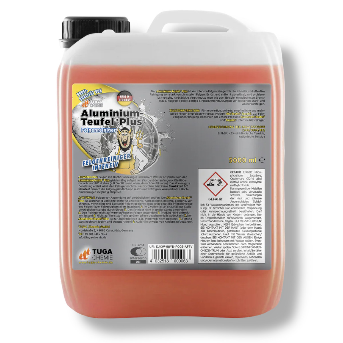 Tuga Chemie Aluminium Teufel Intensiv Felgenreiniger 5L
