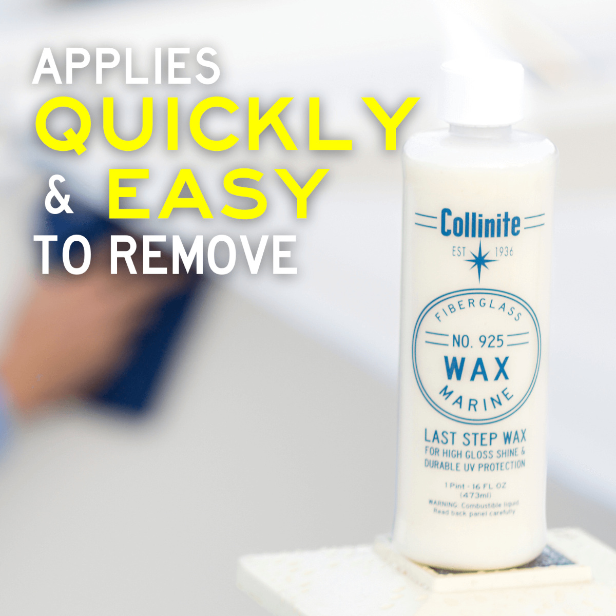 COLLINITE No 925 Boot Wachs für GFK & Gelcoat Set