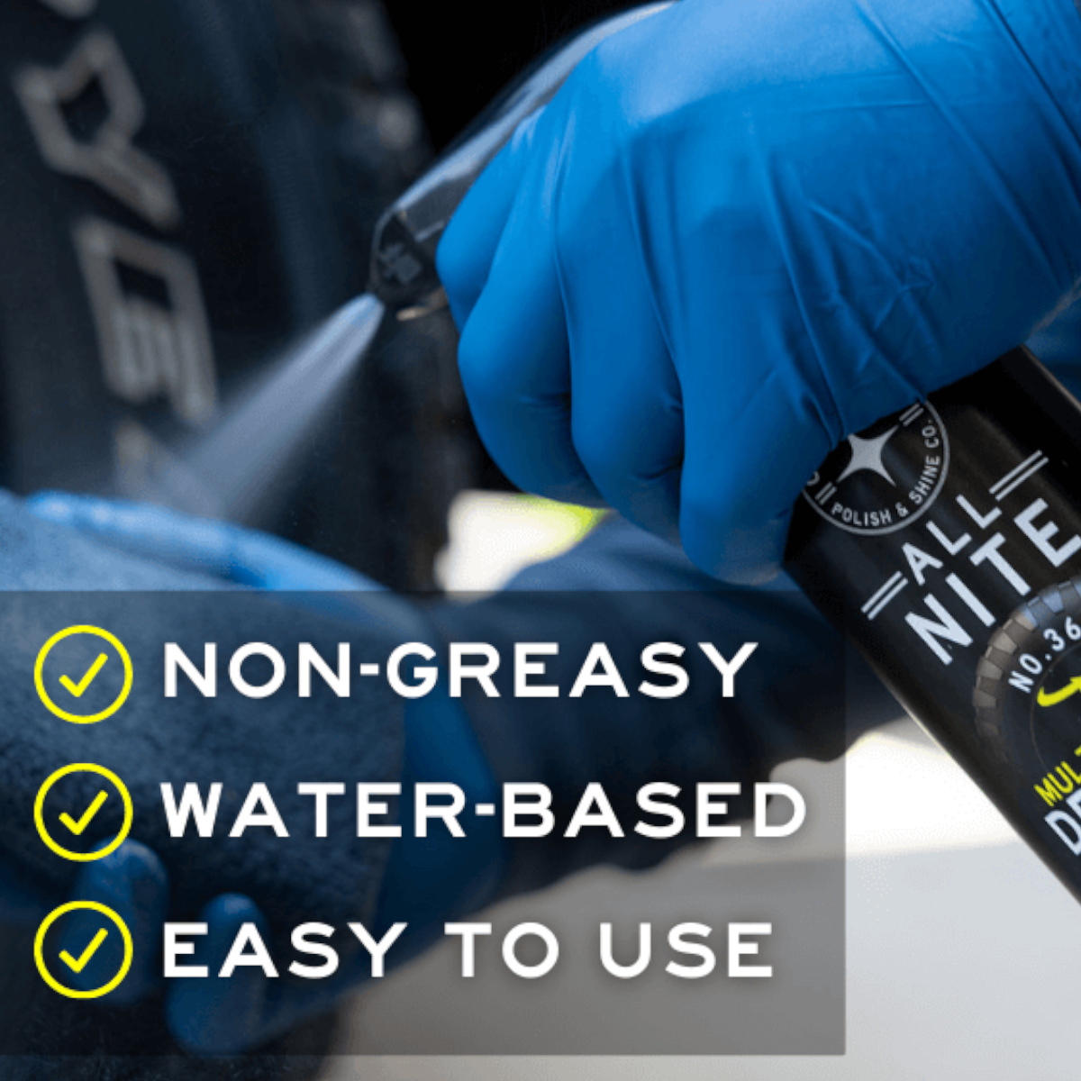 COLLINITE No 360 All Nite Tire und Trim Dressing Pflegeset