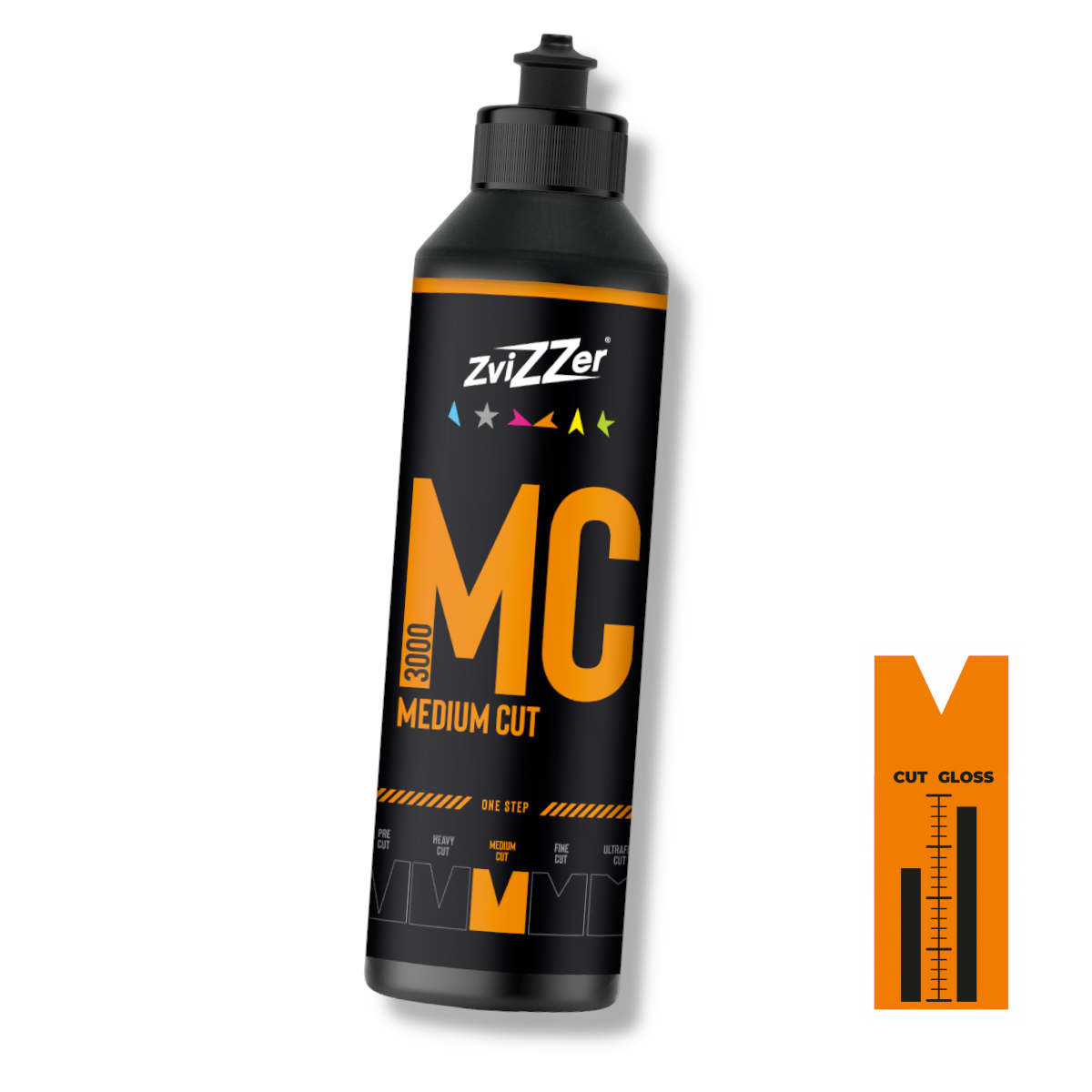 ZviZZer MC 3000 Medium Cut Feinschleifpolitur 250ml