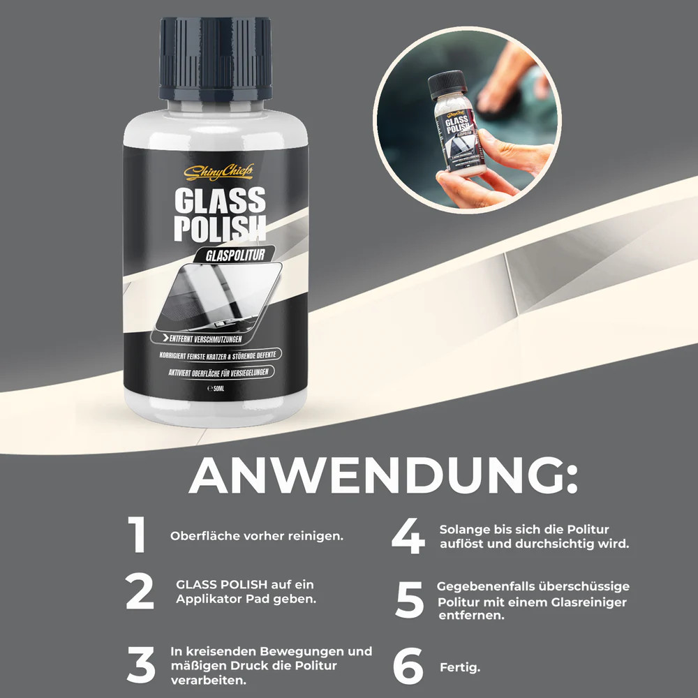 Shiny Chiefs GLASS POLISH - GLASPOLITUR 50ml