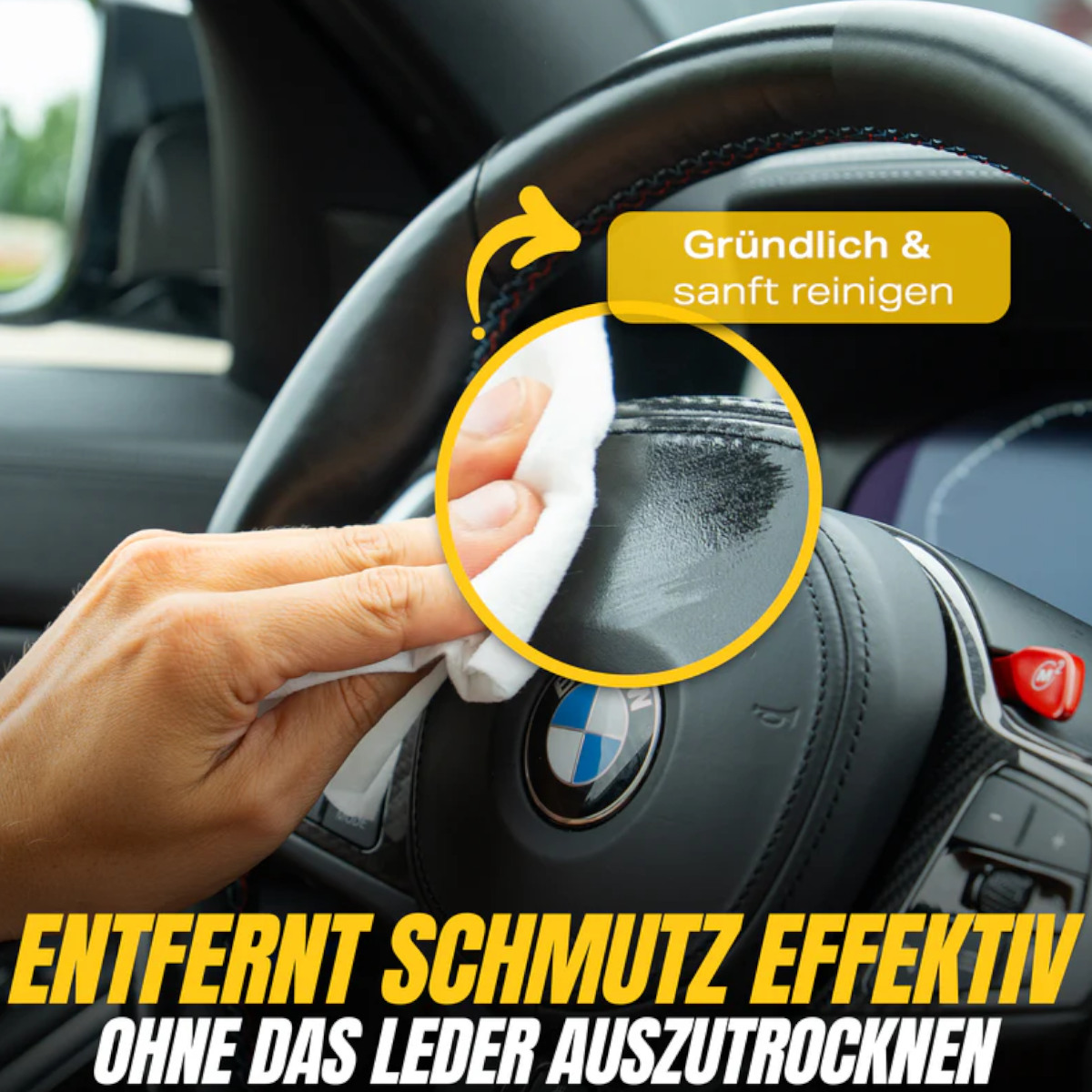 Shiny Chiefs WIPEBOX - LEDER TÜCHER (34 Tücher)