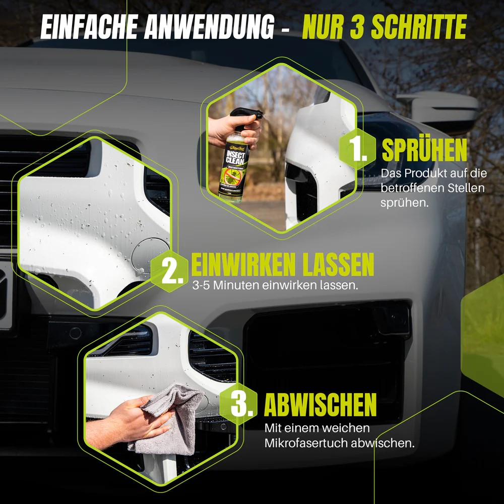 Shiny Chiefs INSEKTENENTFERNER - Aufsprühen & Abwischen 500ml