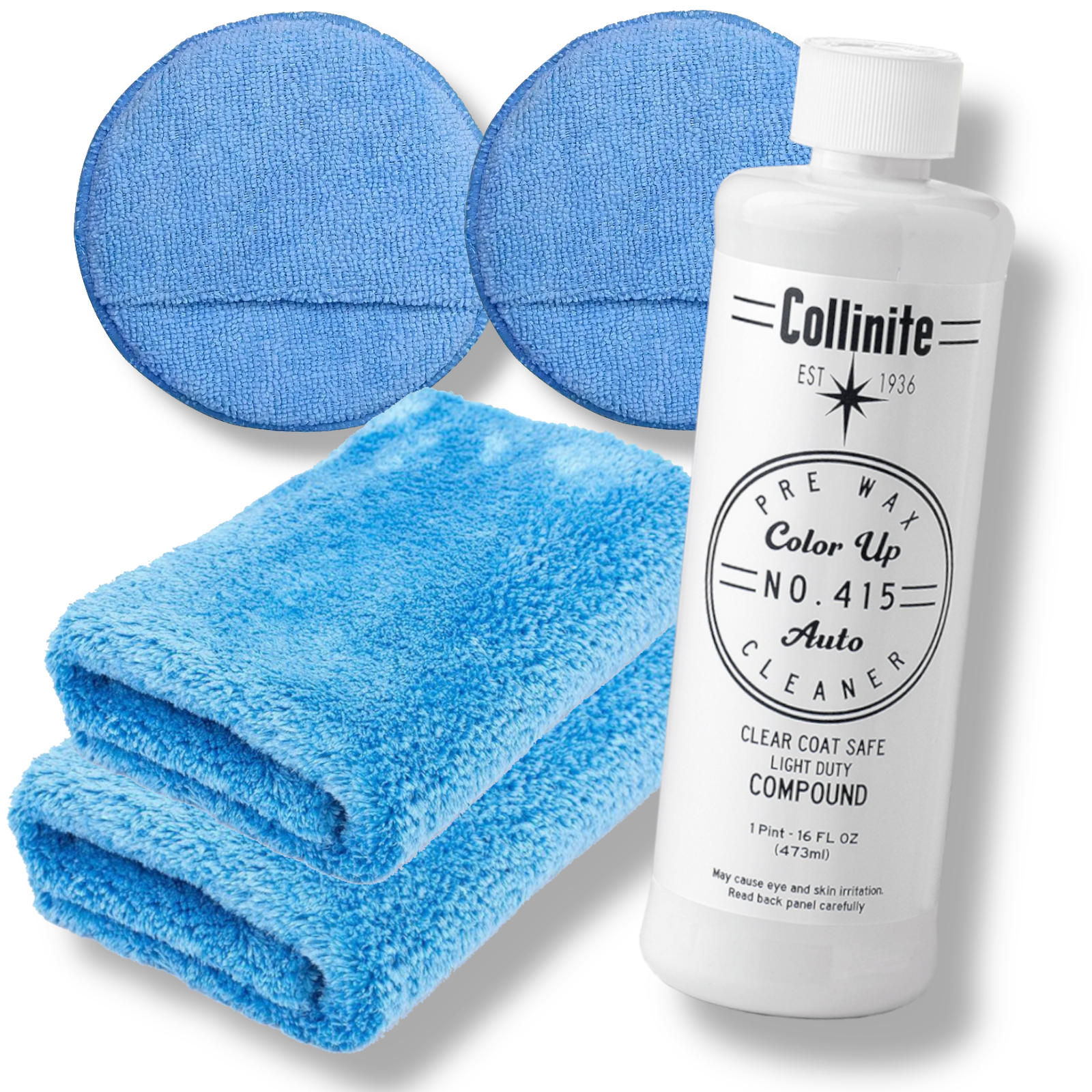 COLLINITE No 415 Color-Up Cleaner Paste Set - Lackreiniger 473ml