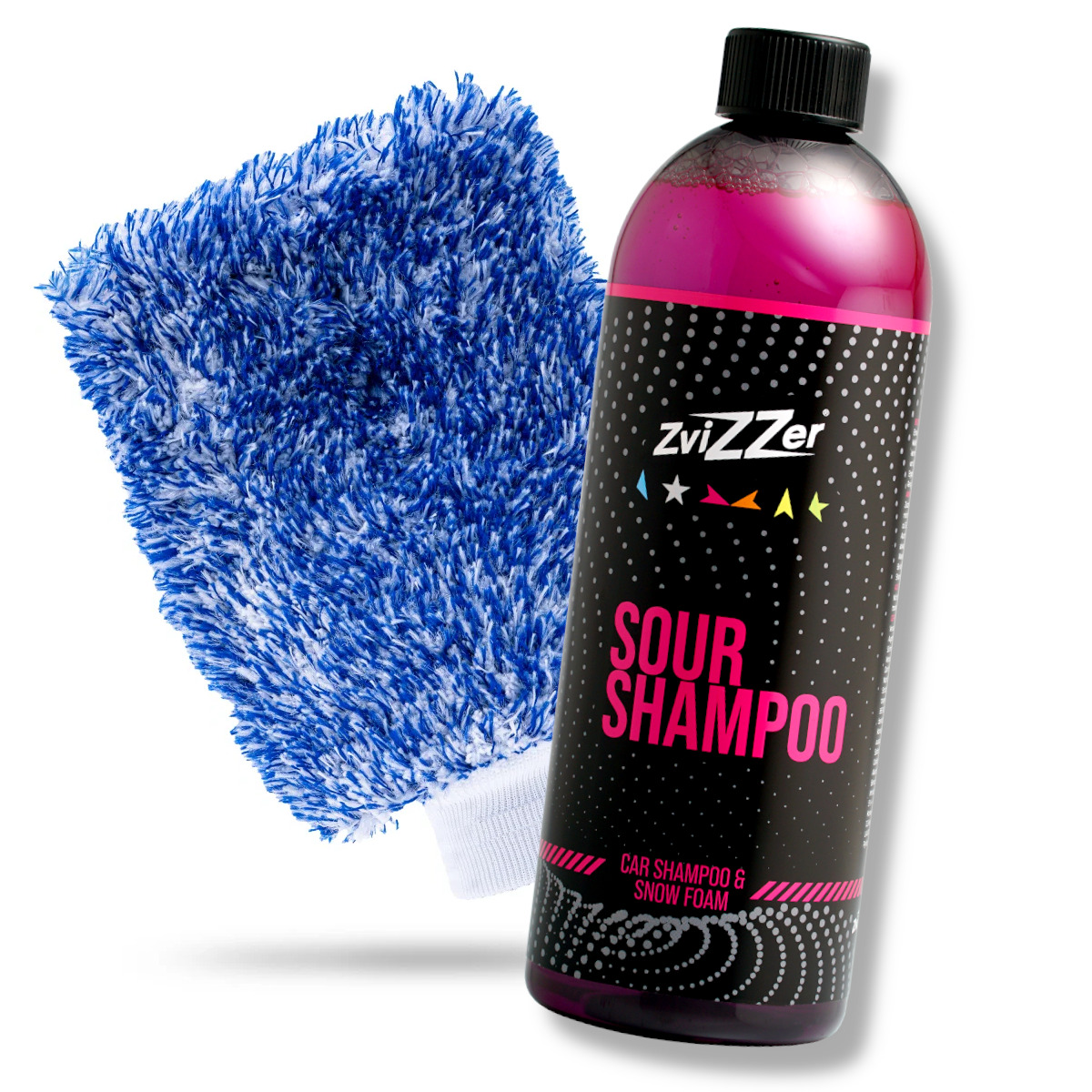 ZviZZer Sour Shampoo & Snow Foam saures Autoshampoo Set 1L