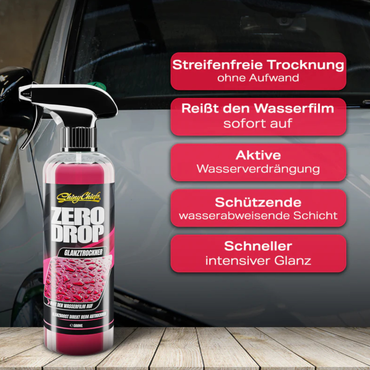 Shiny Chiefs ZERO DROP - GLANZTROCKNER 0.5L