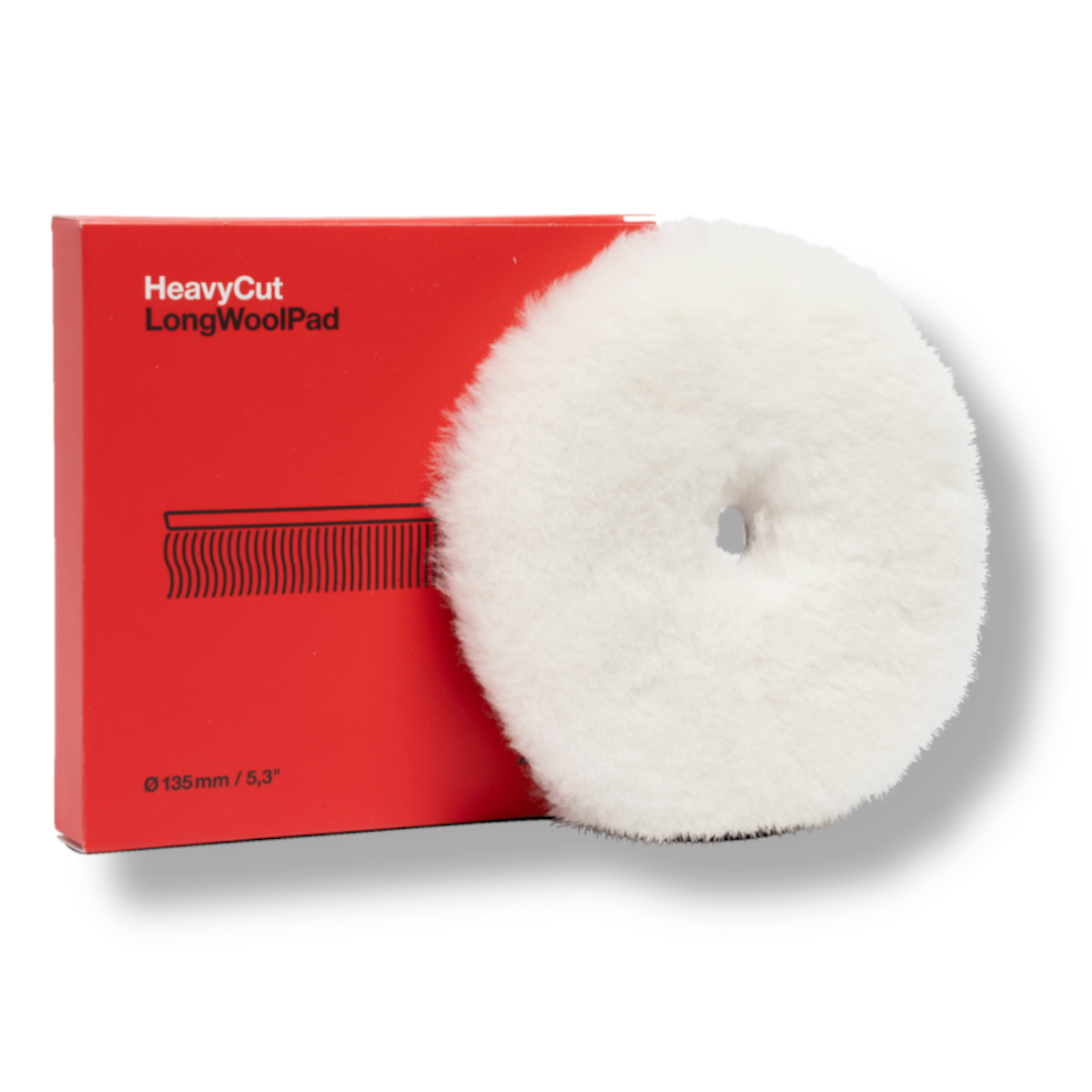 Koch Chemie Heavy Cut Long Wool Pad Lammfell Polierpad Ø135mm