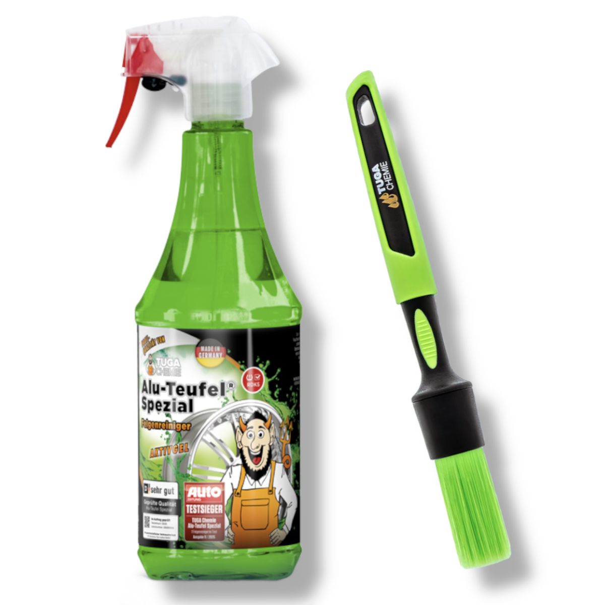 Tuga Chemie Alu Teufel Spezial - pH-hautneutraler Felgenreiniger Set