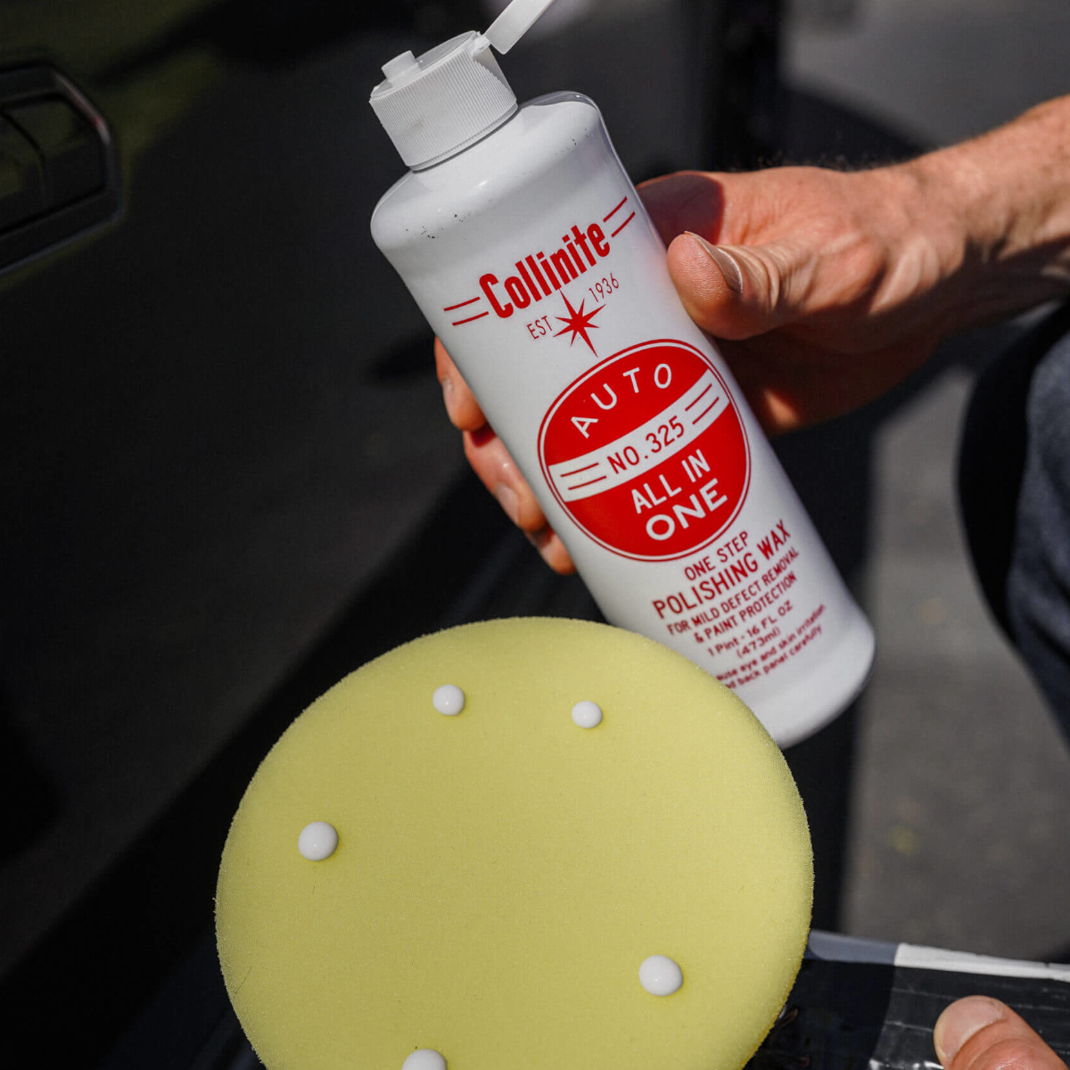 COLLINITE No 325 Auto Cleaner Polish Wax One Step Politur Set