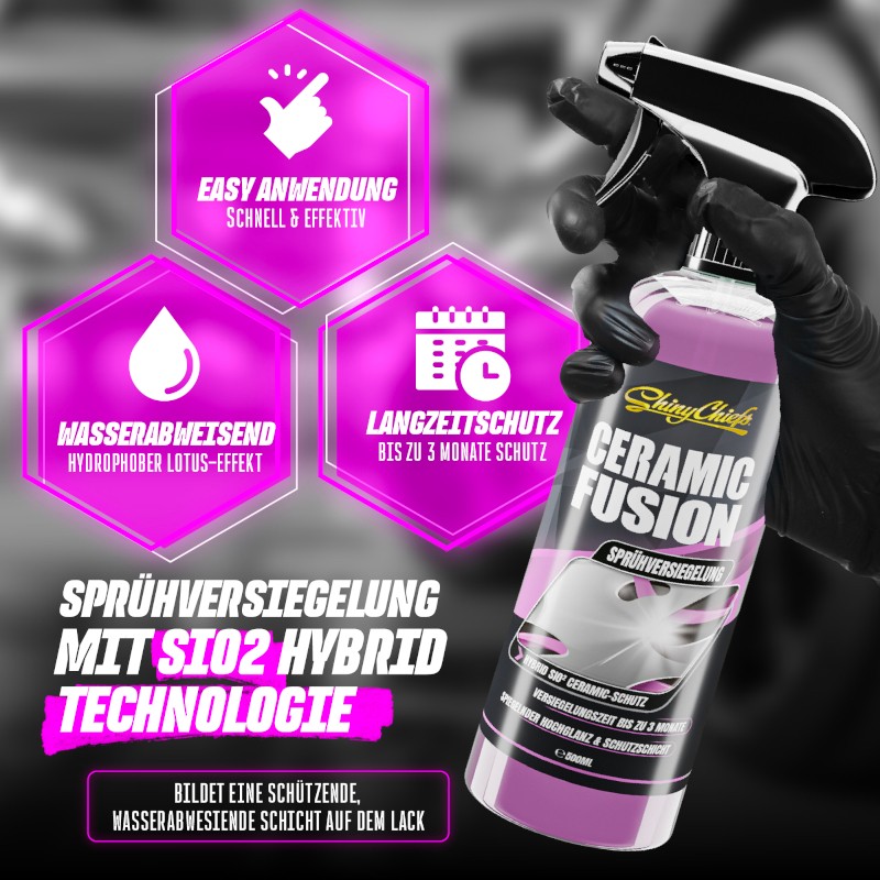 Shiny Chiefs CERAMIC FUSION - SPRÜHVERSIEGELUNG 500ml