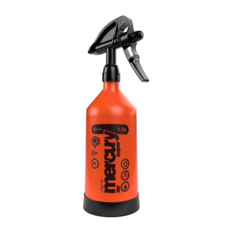 Kwazar Mercury Super 360° Sprühflasche 1L Orange