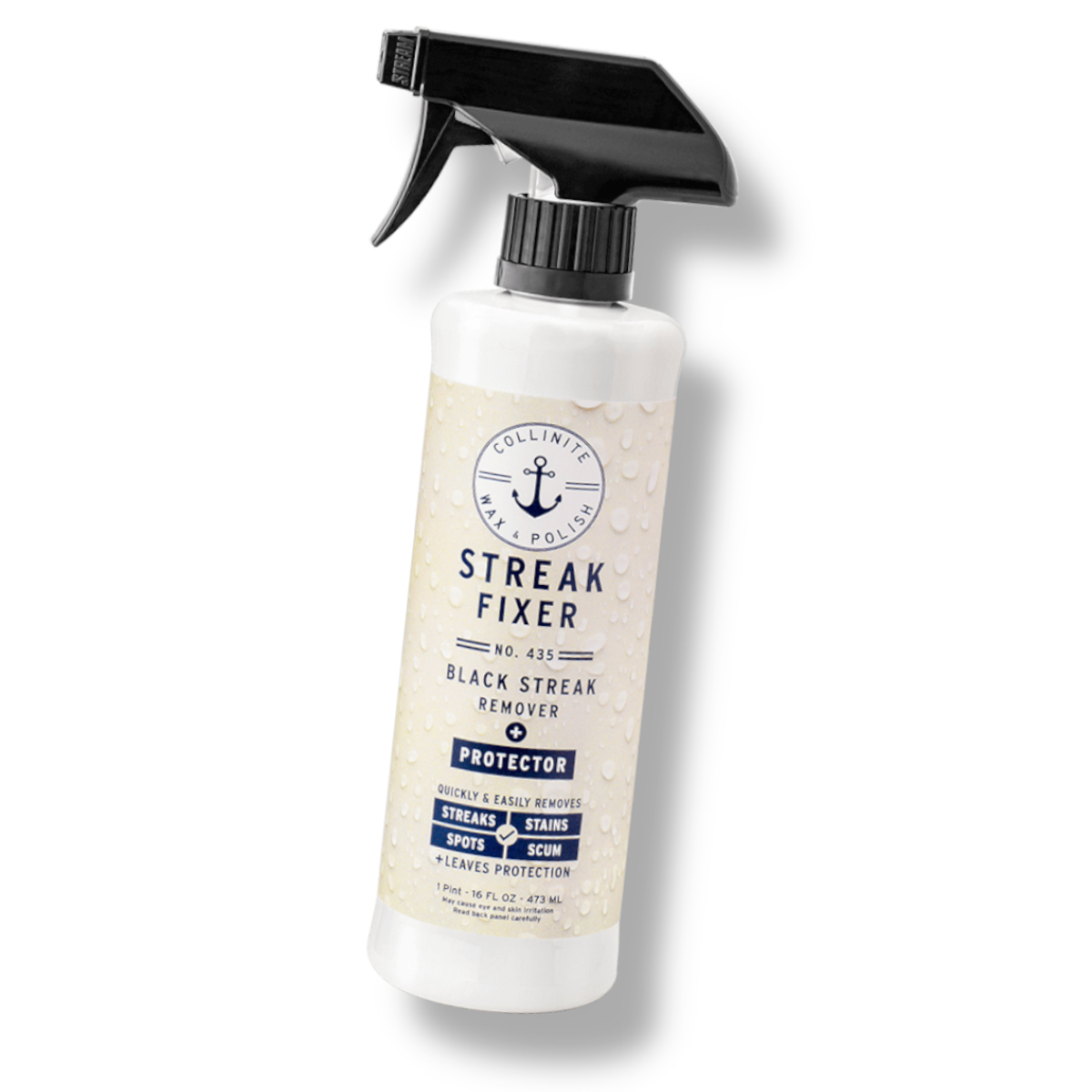 COLLINITE No 435 Streak Fixer Black Set - entfernt Schwarze Streifen 473ml