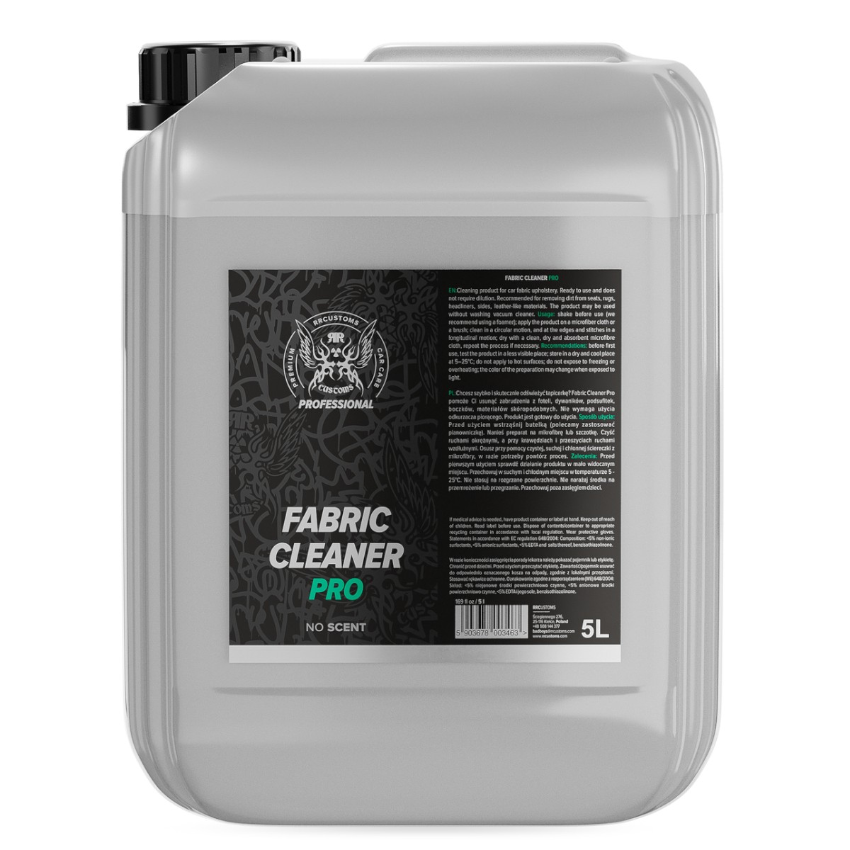 Bad Boys Fabric Cleaner PRO - Polsterreiniger 5L