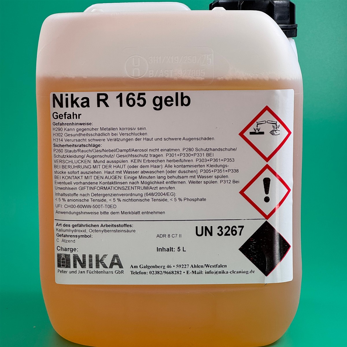 NIKA R165 Maschinen Pfleger | Speziell für Geschirrspüler 5L