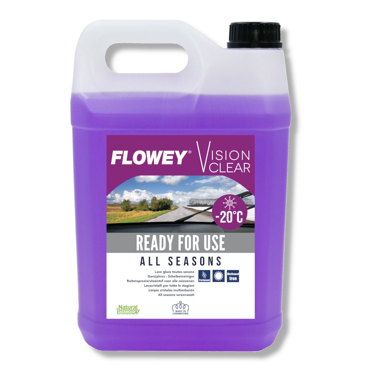FLOWEY S5 ALL SEASONS WINDSCREEN Scheibenreiniger & Frostschutz -20°C 5L