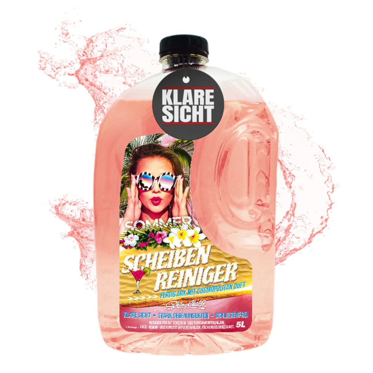 Shiny Chiefs SOMMER - Scheibenklar Wischwasser Cosmopolitan 5L