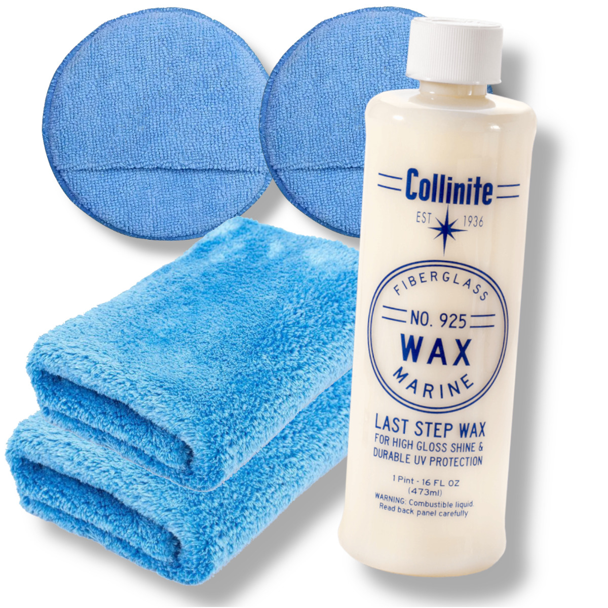 COLLINITE No 925 Boot Wachs für GFK & Gelcoat Set