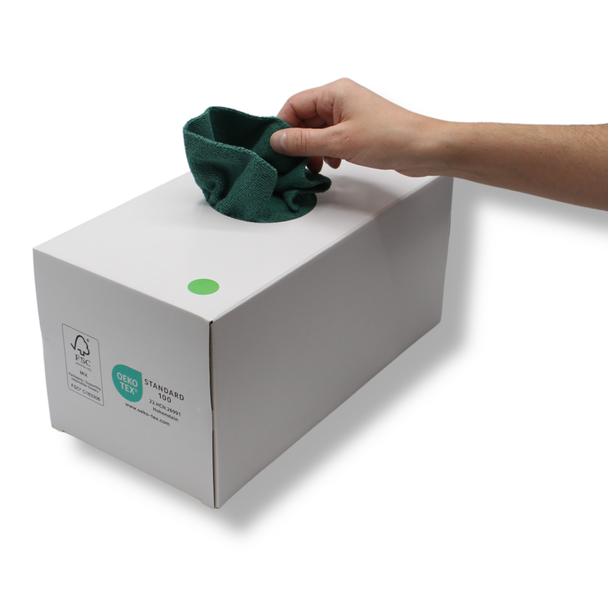 CHIMP TOOLS - Reinigungs Mikrofasertuch Spenderbox - 50Stk 38x38cm