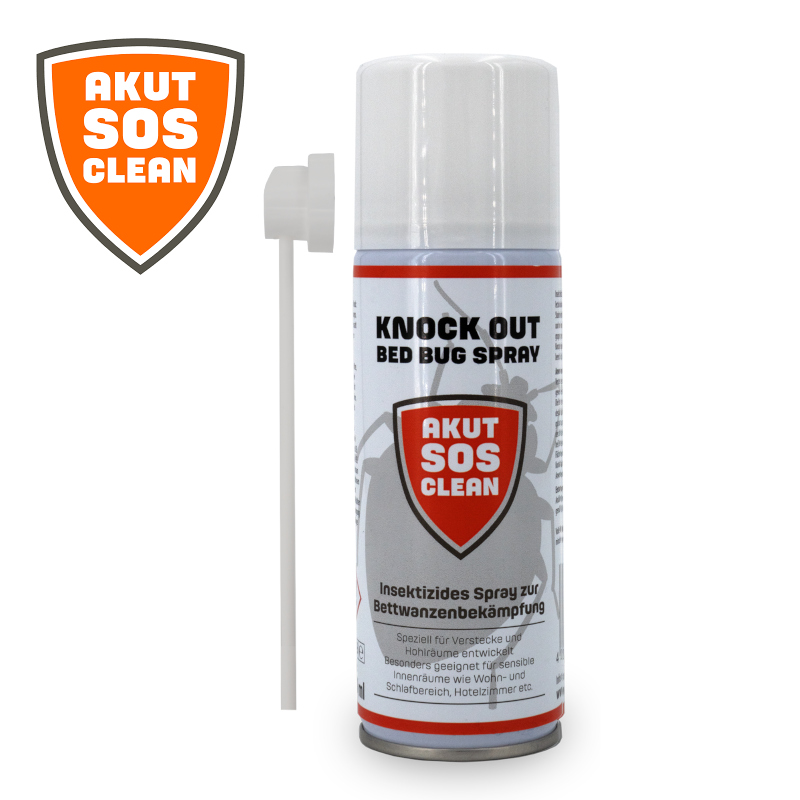 Akut SOS Clean BED BUG SPRAY Bettwanzenbekämpfung speziell für Verstecke 0.2L