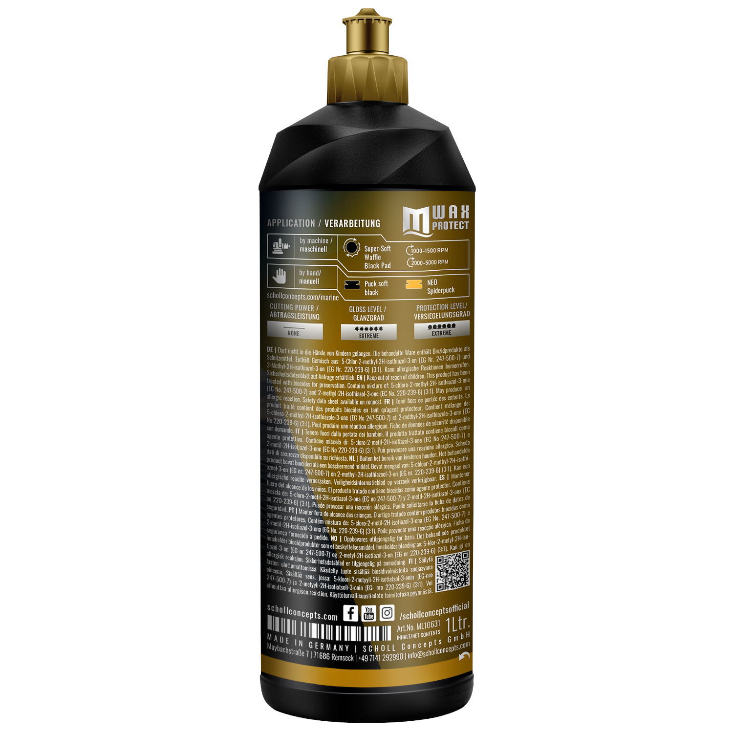 Scholl Concepts Marine - Wax Protect Premium Boot Wax 1Kg