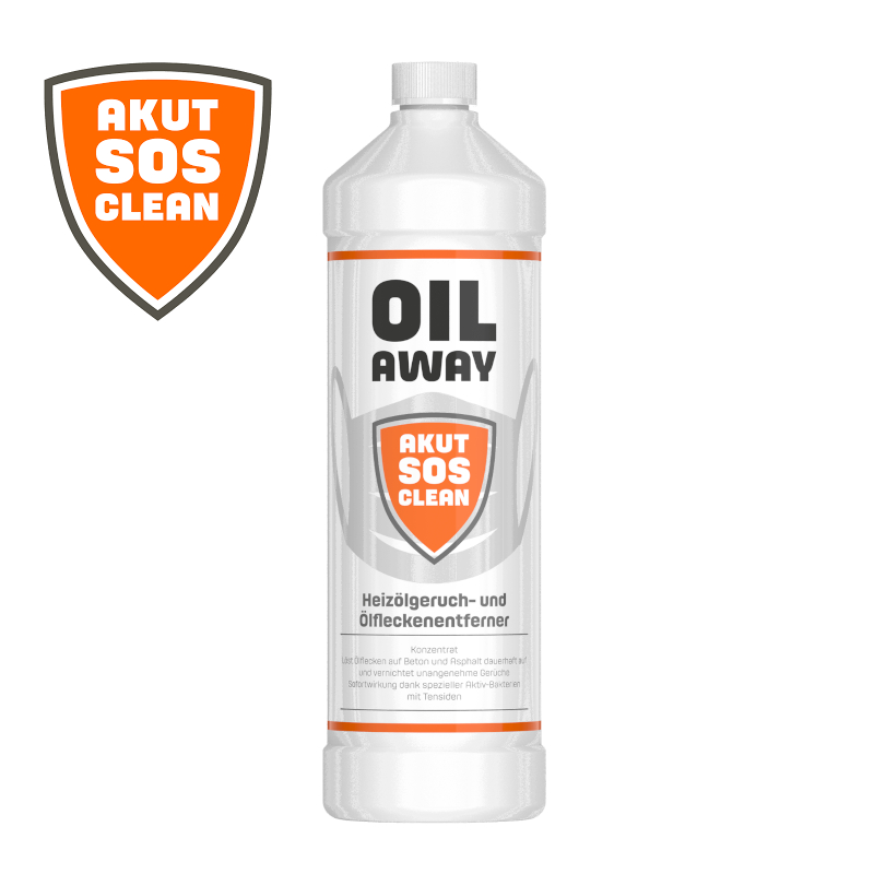 Akut SOS Clean OIL AWAY Heizölgeruch- und Ölfleckenentferner 1L