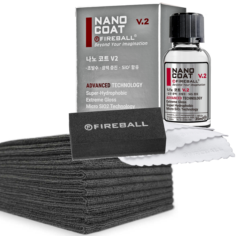 Fireball NANO COAT Set mit 10 Poliertüchern