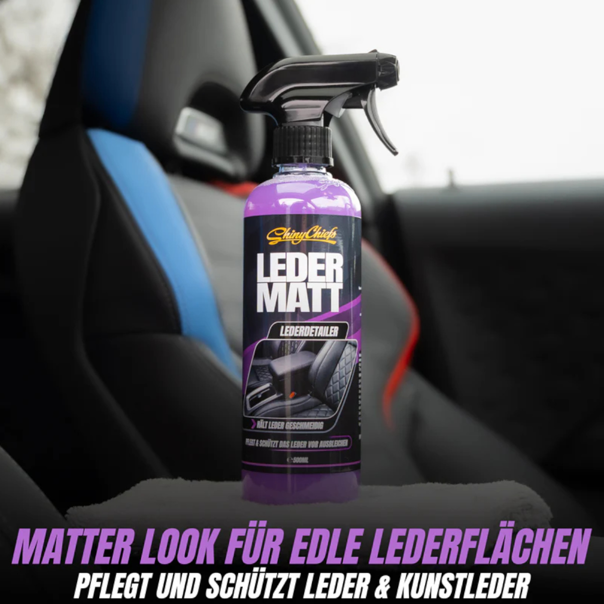 Shiny Chiefs LEDER MATT - DETAILER 500ml