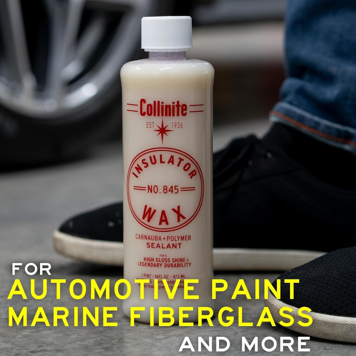COLLINITE 845 Insulator Carnauba & Polymer Autowax 473ml