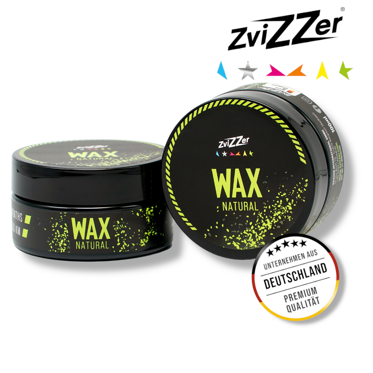 ZviZZer Wax Natural - Carnauba Autowachs Set