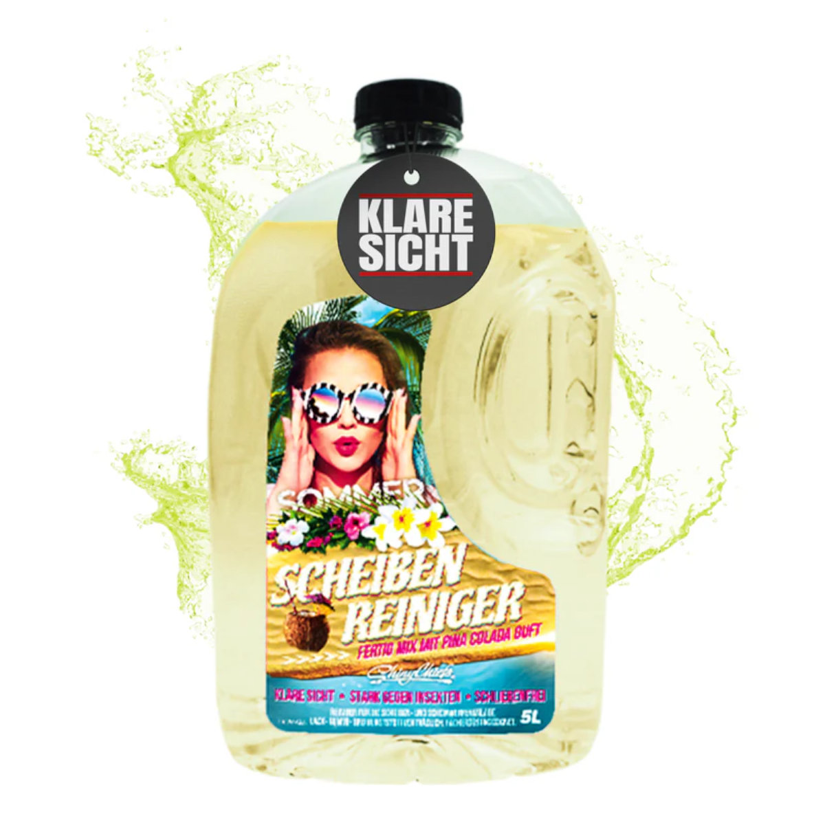 Shiny Chiefs SOMMER - Scheibenklar Wischwasser Pina Colada 5L