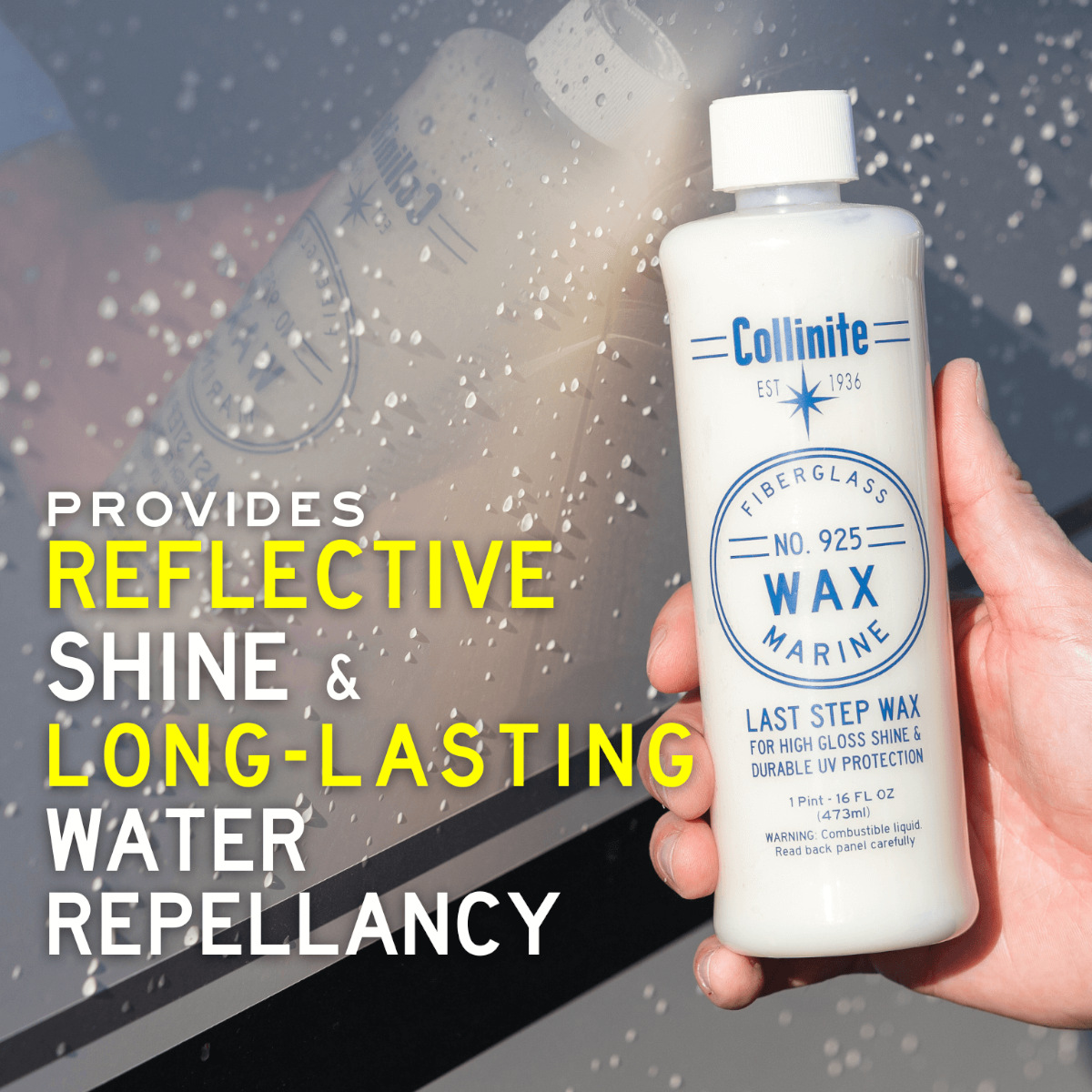 COLLINITE No 925 Boot Wachs für GFK & Gelcoat Set