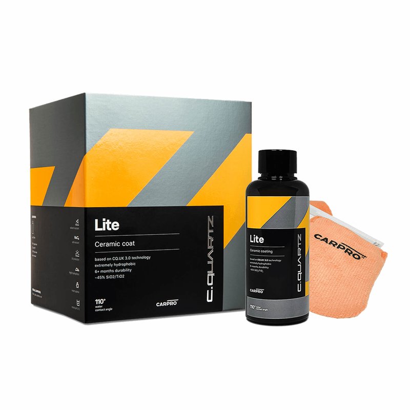 CarPro CQuartz LITE Keramikversiegelung150ml Kit