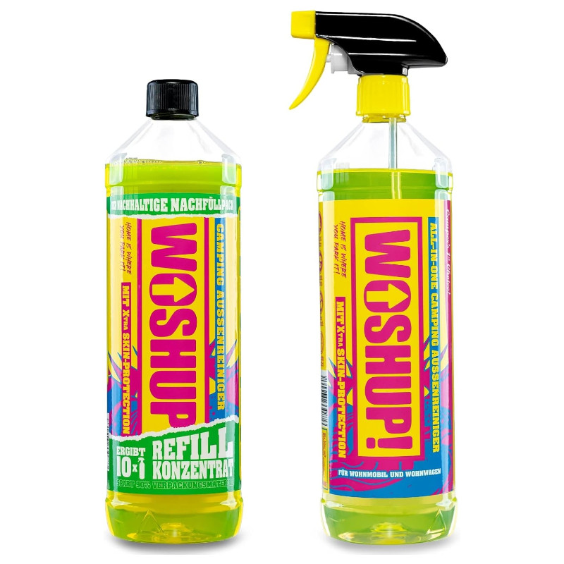 WOSHUP CAMPING CLEANER 1L Spezial Außenreiniger + 1L Konzentrat