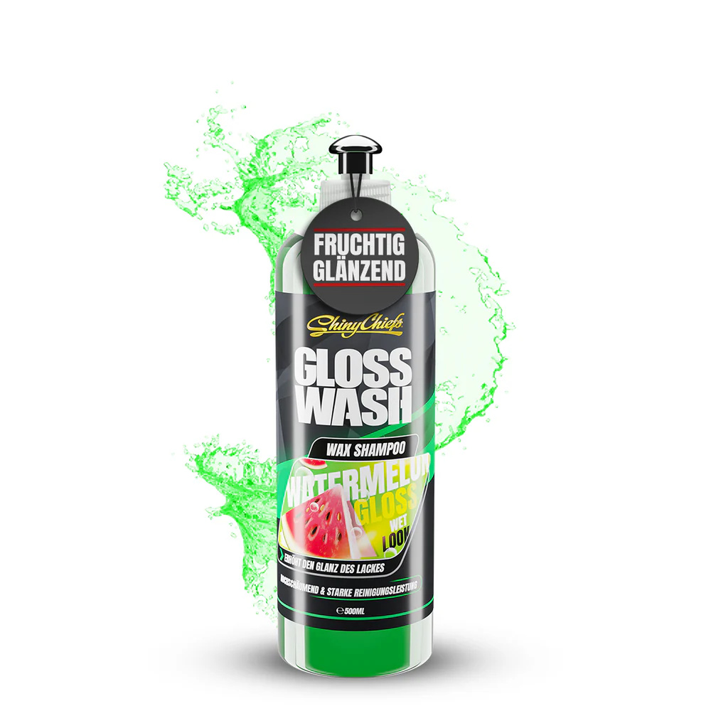 Shiny Chiefs GLOSSWASH WASSERMELONE - WASH & WAX SHAMPOO 500ml