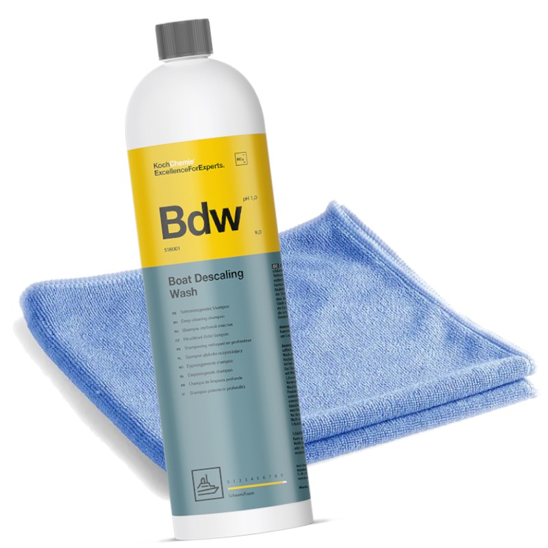 Koch Chemie BDW Boat Descaling Wash Boot Shampoo + Mikrofasertuch1L