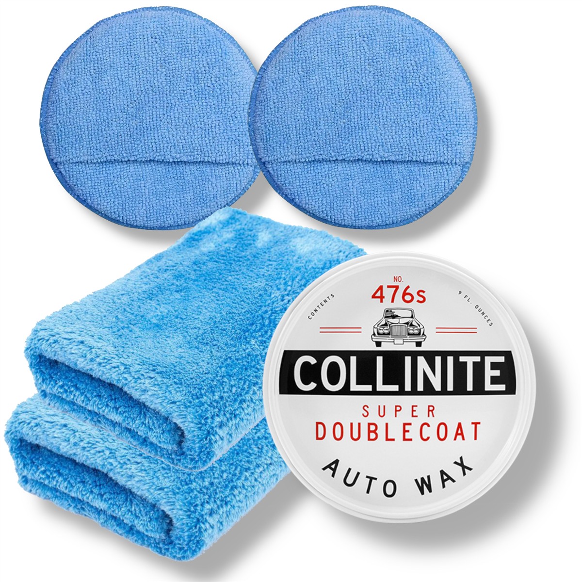 COLLINITE 476S Super DoubleCoat Auto Wax Veriegelungs Set