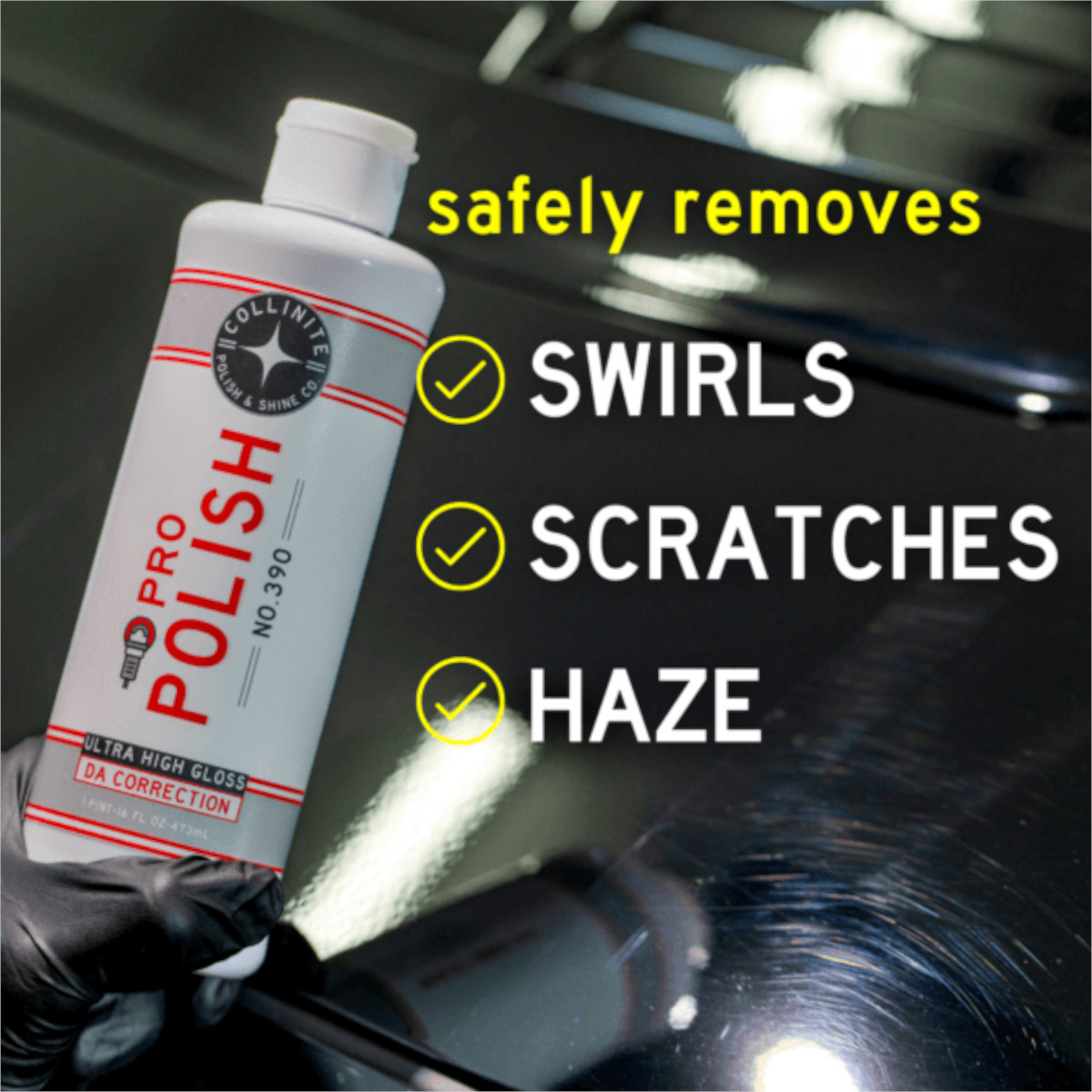 COLLINITE No 390 Prewax Auto Polish Set - Lackreiniger Politur 473ml